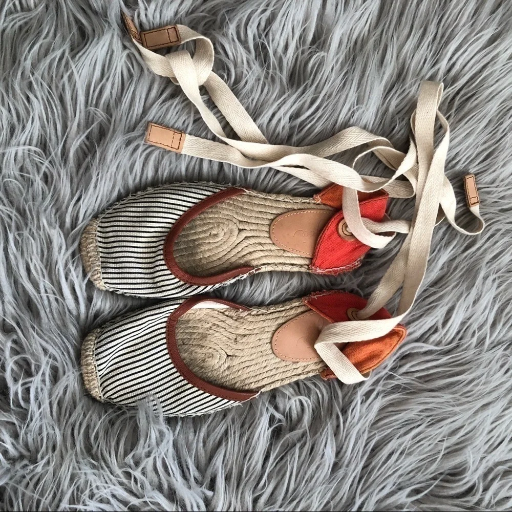 Joie Miramar Striped espadrille Flats